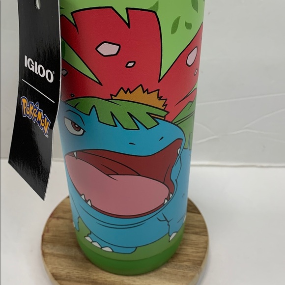 Igloo Pokémon 16 Oz Tumbler Bulbasaur Stainless Steel Can NWT - Picture 3 of 12